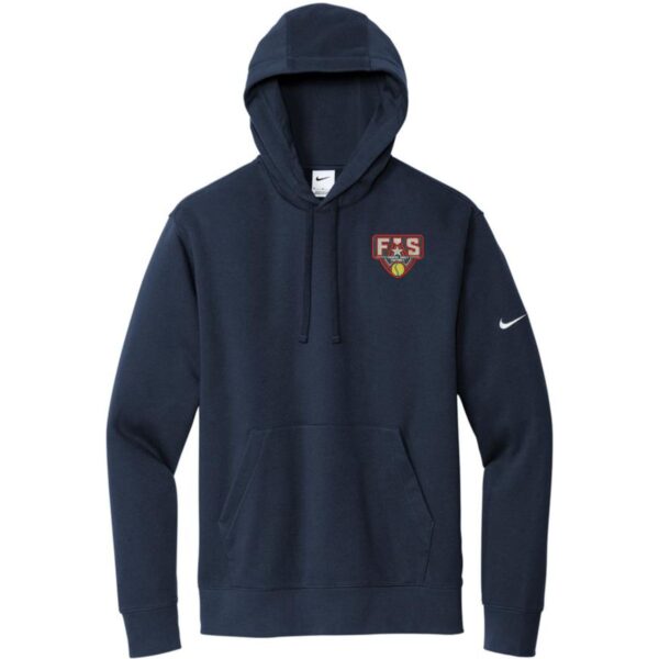 Nike Club Fleece Sleeve Swoosh Pullover Hoodie - Image 6