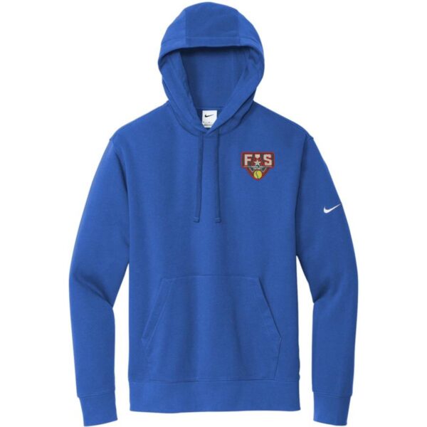 Nike Club Fleece Sleeve Swoosh Pullover Hoodie - Image 5
