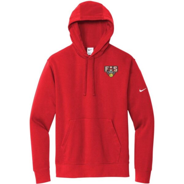 Nike Club Fleece Sleeve Swoosh Pullover Hoodie - Image 4
