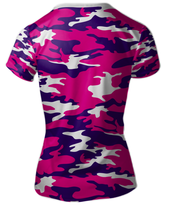 Ladies Custom Sublimated “Camo” Cool Performance Crew All Sport Jersey - Image 2