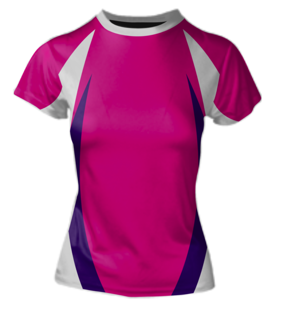 Sublimated Womens/Girls Custom "Wavepoint" Cool Performance Crew All-Sport Jersey