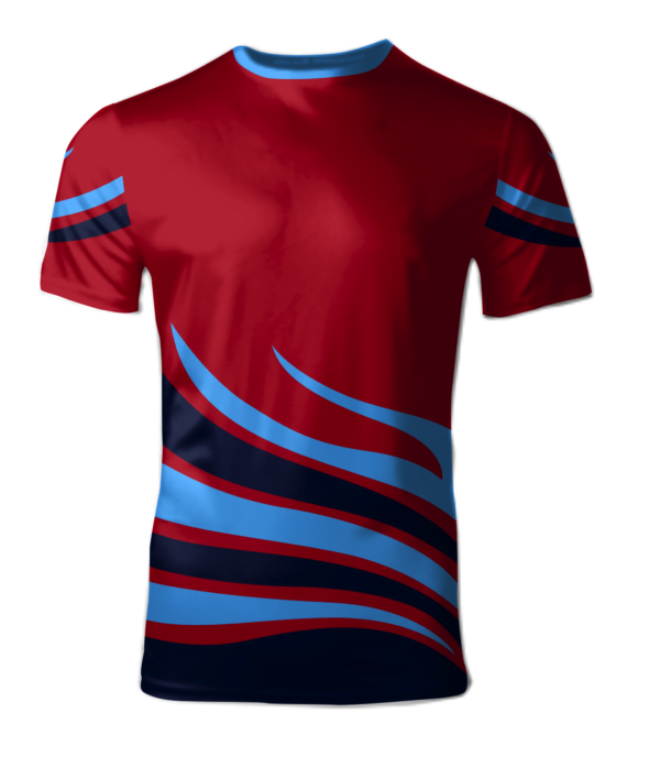 Custom Sublimated "Fire" Cool Performance Unisex Crew All Sport Jersey