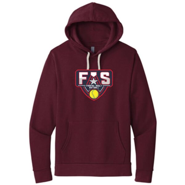 Next Level Unisex 80/20 Fleece Pullover Hoodie - Image 7