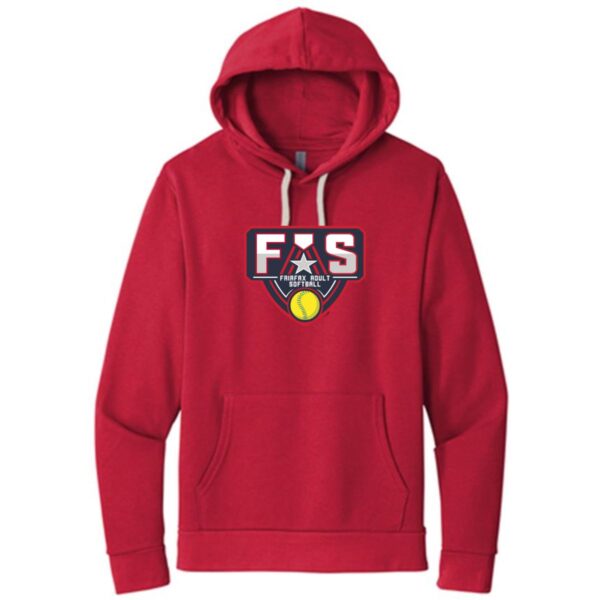Next Level Unisex 80/20 Fleece Pullover Hoodie - Image 4